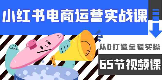 （9724期）小红书电商运营实战课，​从0打造全程实操（65节视频课）-泡泡网赚