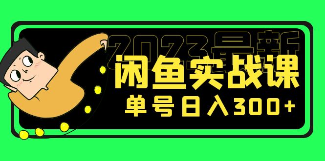 花599买的闲鱼项目：2023最新闲鱼实战课，单号日入300+（7节课）-泡泡网赚