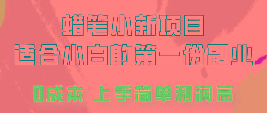 蜡笔小新项目拆解，0投入，0成本，小白一个月也能多赚3000+-泡泡网赚