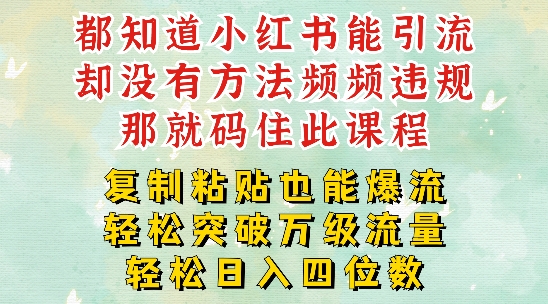 小红书靠复制粘贴一周突破万级流量池干货，以减肥为例，每天稳定引流变现四位数【揭秘】-泡泡网赚