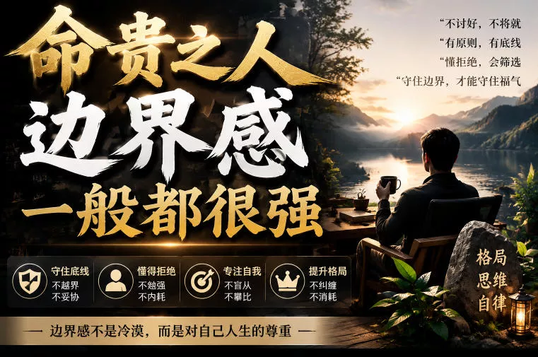 付费文章：命贵之人，边界感一般都很强-泡泡网赚