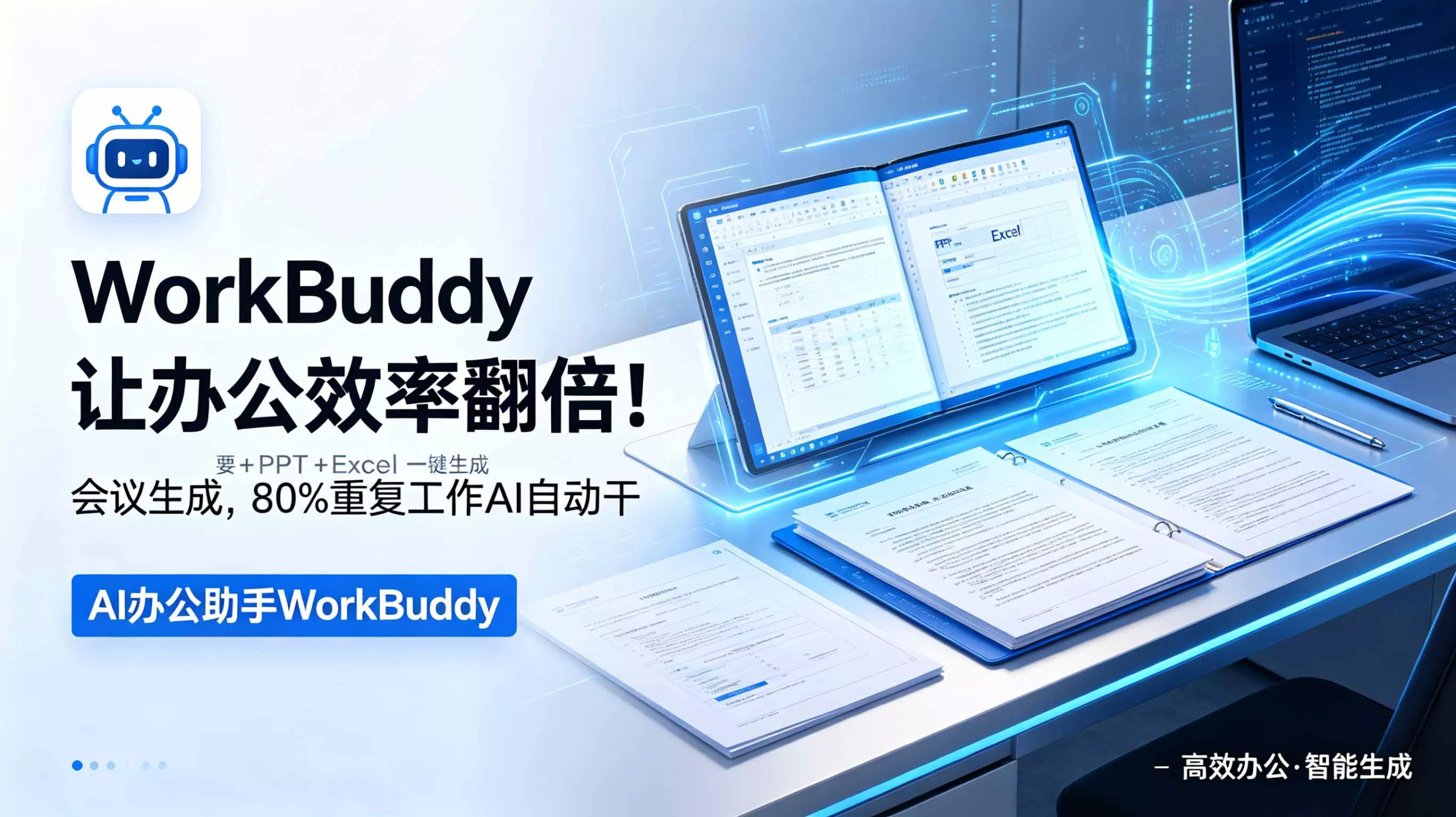 WorkBuddy让办公效率翻倍！会议纪要+PPT+Excel一键生成，80%重复工作AI自动干-泡泡网赚