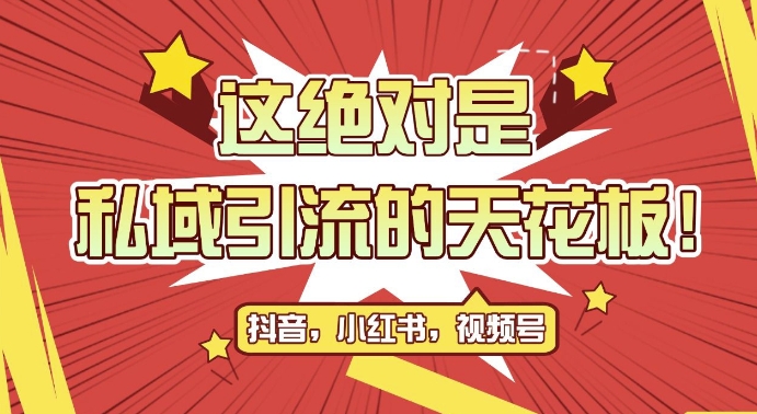 最新首发全平台引流玩法，公域引流私域玩法，轻松获客500+，附引流脚本，克隆截流自热玩法【揭秘】-泡泡网赚