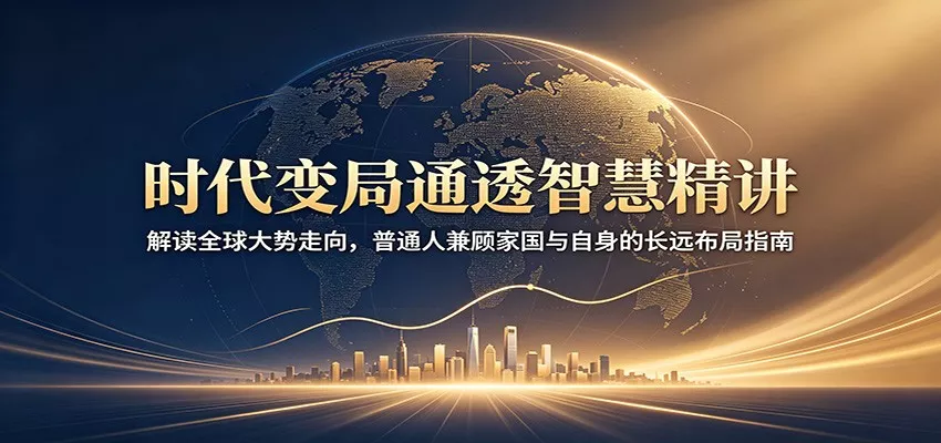 时代变局通透智慧精讲:解读全球大势走向,普通人兼顾家国与自身的长远布局指南-泡泡网赚