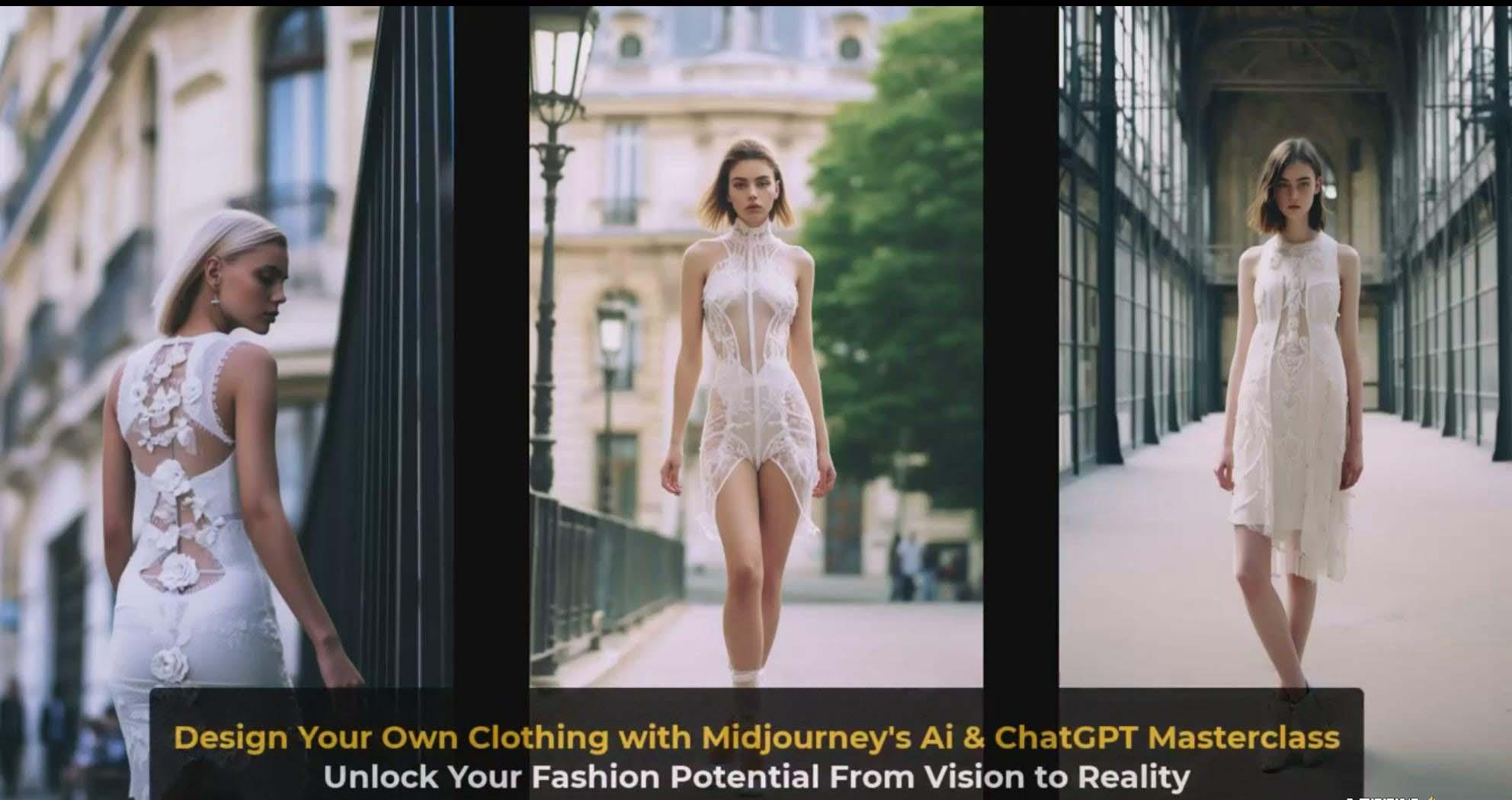 图片[4]-利用 Midjourneys Ai 人工智能设计自己的服装AI大师班-10节课-中英字幕-泡泡网赚