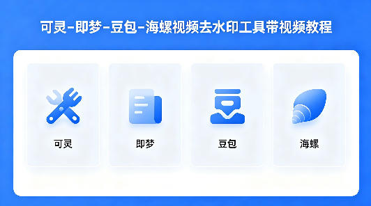 可灵–即梦–豆包–海螺视频去水印工具带视频教程-泡泡网赚