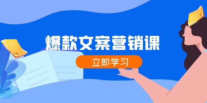 爆款文案营销课：公域转私域，涨粉成交一网打尽，各行业人士必备-泡泡网赚