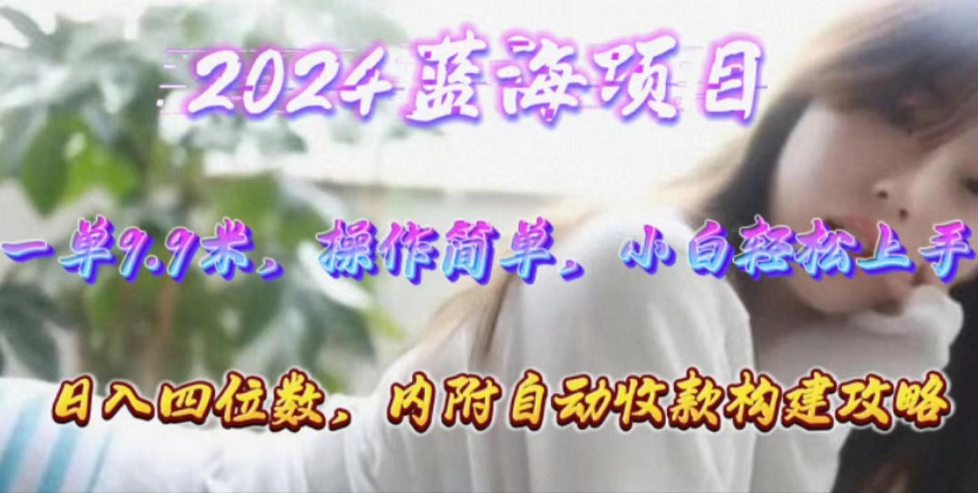 年轻群体的蓝海市场，1单9.9元，操作简单，小白轻松上手，日入四位数-泡泡网赚