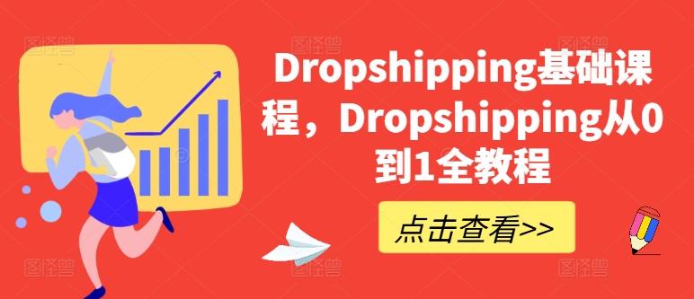 Dropshipping基础课程，Dropshipping从0到1全教程-泡泡网赚