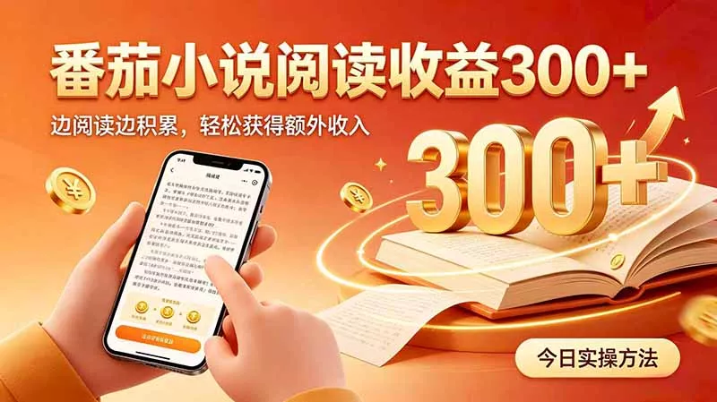 全自动番茄挂机玩法，日入300+边阅读边积累，轻松获得额外收入-泡泡网赚