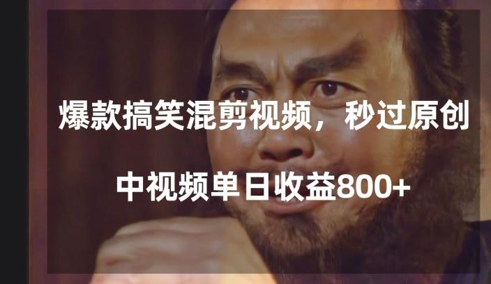 爆款搞笑混剪视频，百分百过原创，单日中视频播放收益800+【揭秘】-泡泡网赚