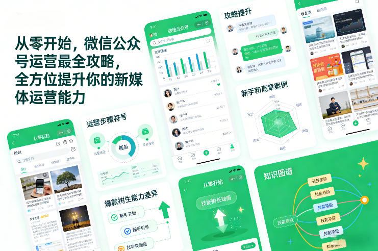 从零开始，微信公众号运营最全攻略，全方位提升你的新媒体运营能力-泡泡网赚