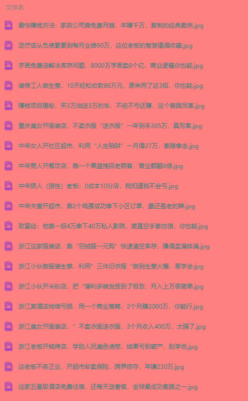 图片[1]-(9607期)真实有效391套商业模式，年入几十到几百万案例解析(电子书+视频+图文)-泡泡网赚
