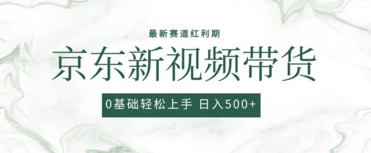 2024最新京东视频带货项目，最新0粉强开无脑搬运爆款玩法，小白轻松上手【揭秘】-泡泡网赚