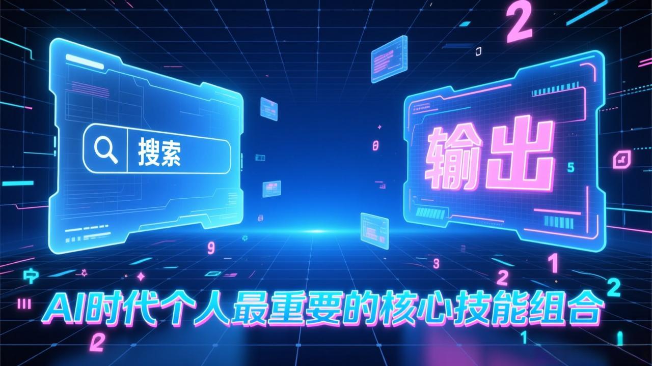 付费文章：AI时代个人最重要的核心技能组合：“输出能力”和“搜索能力”-泡泡网赚