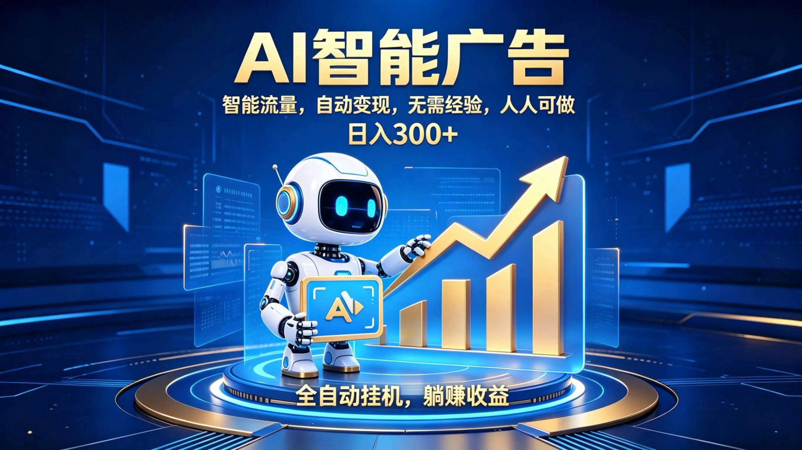 轻资产新赛道,全自动AI广告,打造持续收益-泡泡网赚