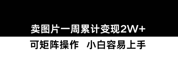 小红书【卖图片】一周累计变现2W+小白易上手-泡泡网赚