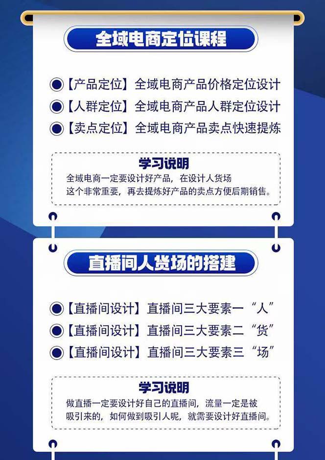 图片[4]-全域电商-粗暴玩法课：10亿销售经验干货分享！定位/免费起号/千川投流-泡泡网赚