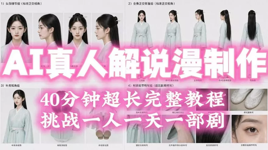 2026年AI真人解说漫剧自动批量化制作教程，40分钟超长完整，自动批量化制作，挑战一人一天一部剧！-泡泡网赚