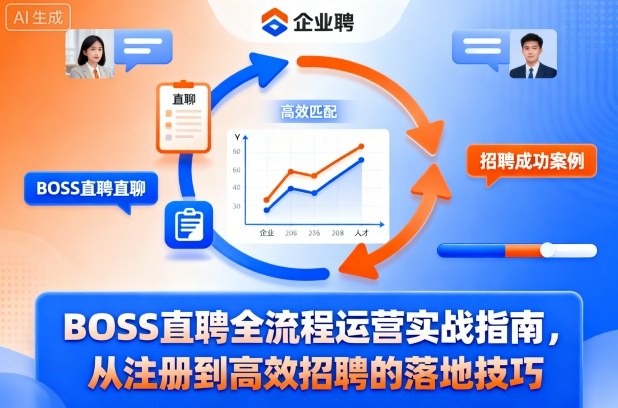 BOSS直聘全流程运营实战指南，从注册到高效招聘的落地技巧-泡泡网赚