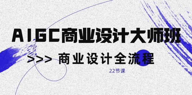 AIGC-商业设计大师班，商业设计全流程(22节课-泡泡网赚