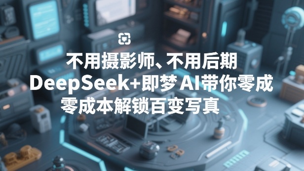 不用摄影师、不用后期，DeepSeek+即梦AI带你零成本解锁百变写真！-泡泡网赚