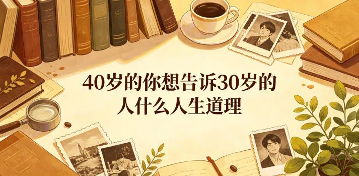 公众号付费文章：40岁的你想告诉30岁的人什么人生道理？-泡泡网赚
