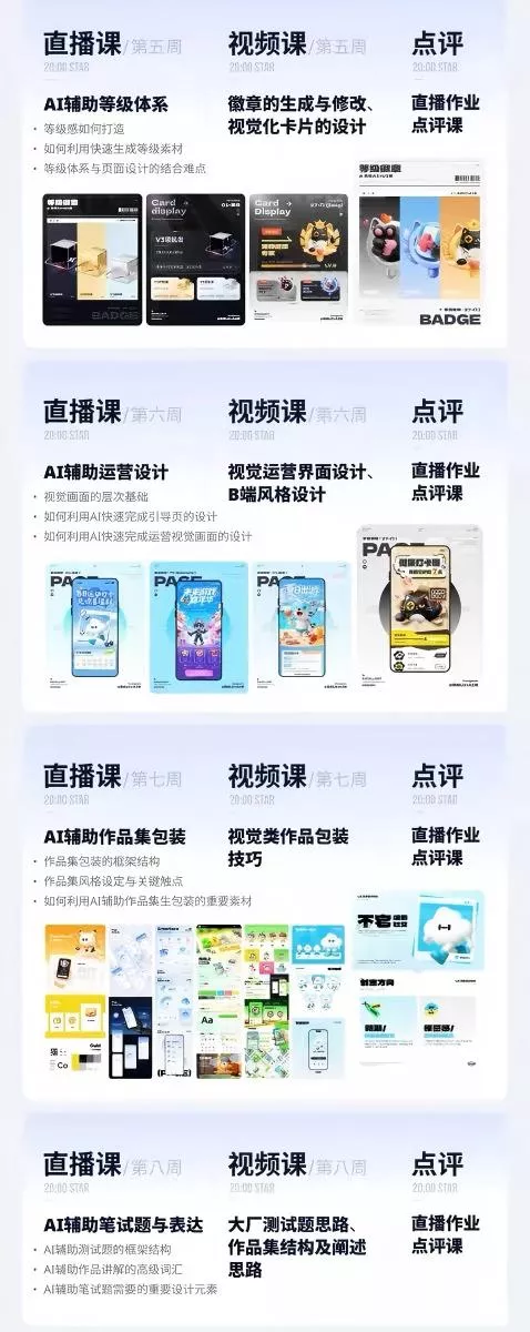 AI+UI系统实战课：十周完整教学｜图标IP运营视觉｜笔试作品集交互动效全套落地教程-泡泡网赚