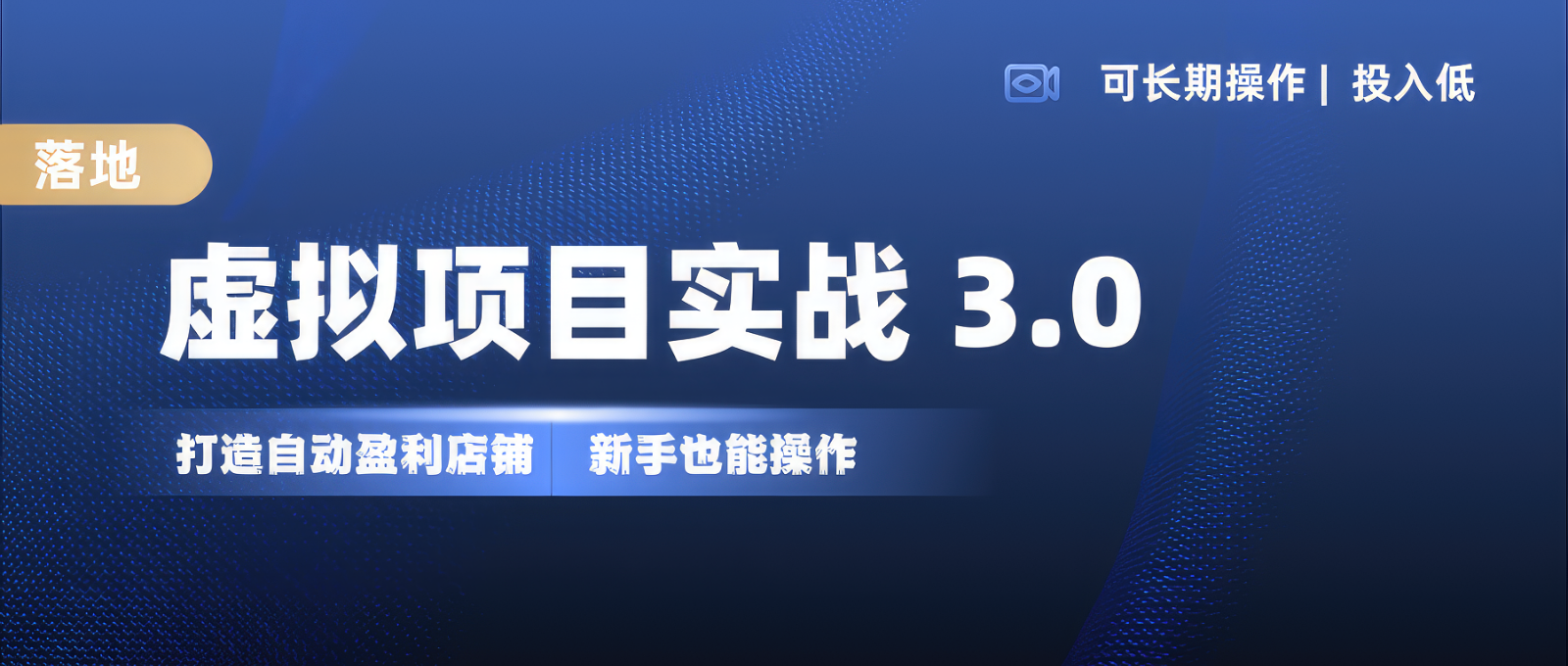 虚拟项目实操落地 3.0,新手轻松上手，单品月入1W+-泡泡网赚