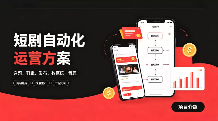 快手全自动短剧矩阵项目｜自动化分发，流量持续变现【揭秘】-泡泡网赚