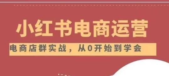小红书店铺运营从小白到大神2.0，从入门到精通-泡泡网赚