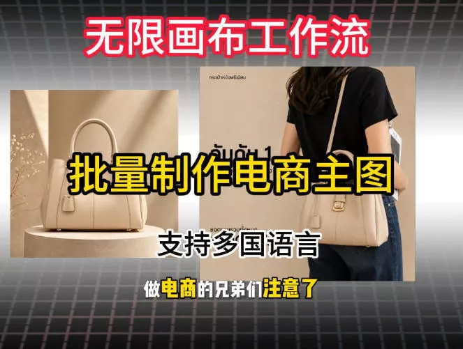 批量复刻电商爆款主图工作流搭建教学，批量下载，支持多国语言，不管是国内电商还是跨境店群都能用-泡泡网赚