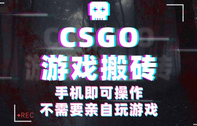 CSGO游戏挂机捡漏，单日扫货500+，年底小高峰上车可吃肉，手机即可操作…-泡泡网赚