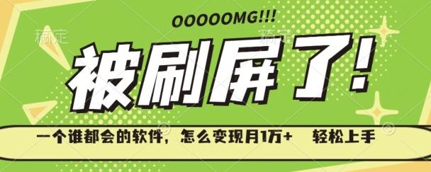 一个谁都会的软件，怎么变现月1万+轻松上手-泡泡网赚