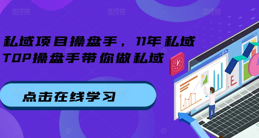 私域项目操盘手，11年私域TOP操盘手带你做私域-泡泡网赚