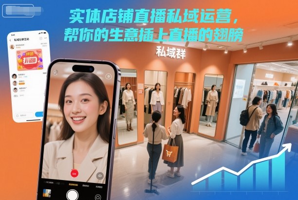 实体店铺直播私域运营，帮你的生意插上直播的翅膀-泡泡网赚