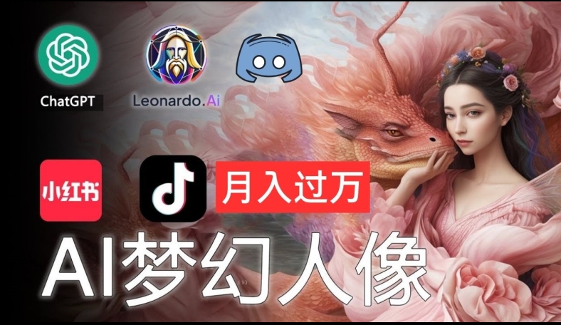 AI摄影梦幻人像：零基础也能月入过万的秘密【揭秘】-泡泡网赚