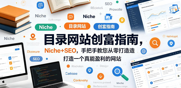 目录网站创富指南，Niche+SEO，手把手教您从零打造打造一个真能盈利的网站【原创双语字幕】-泡泡网赚