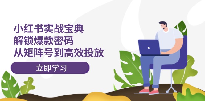 小红书实战宝典：解锁爆款密码，从矩阵号到高效投放-泡泡网赚