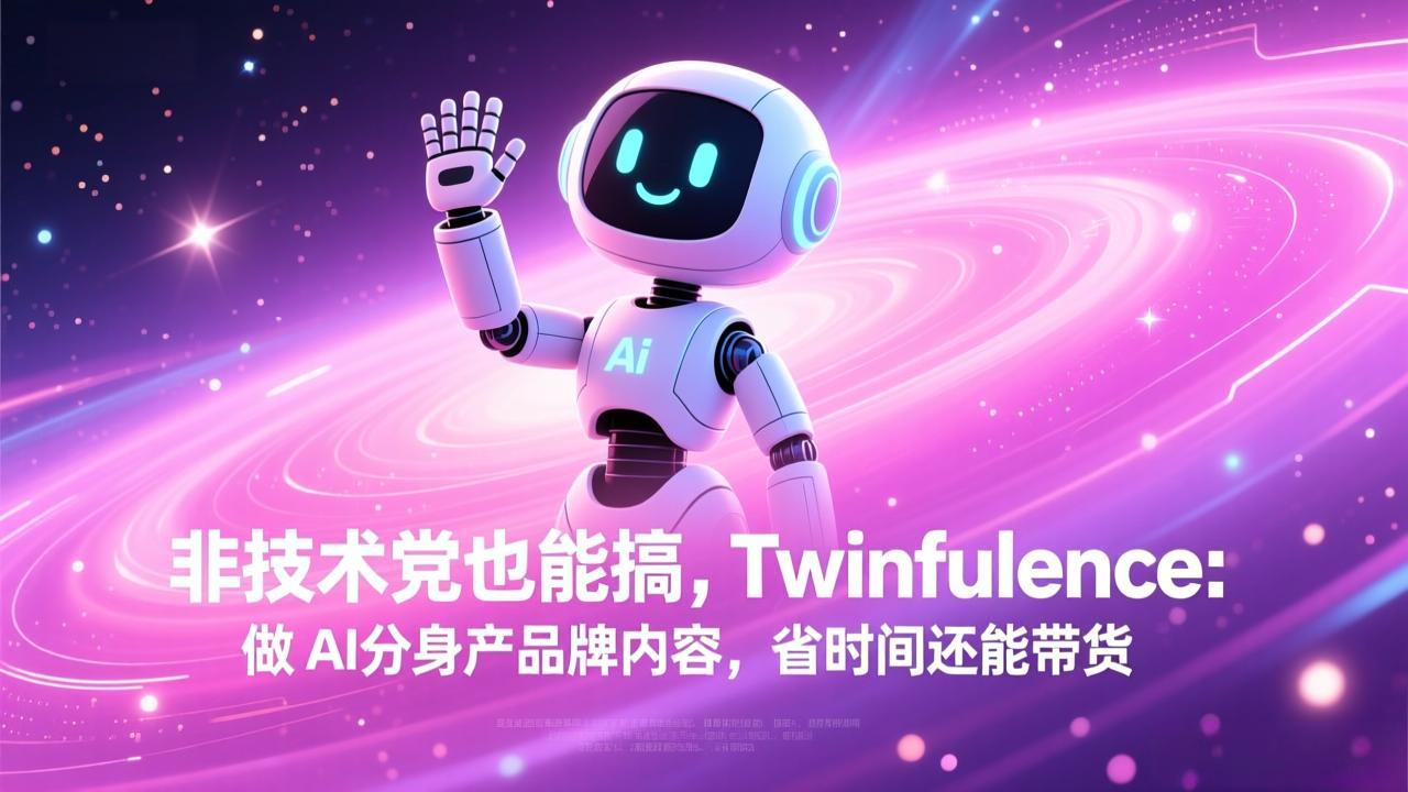 非技术党也能搞!Twinfluence:做 AI 分身产品牌内容,省时间还能带货-泡泡网赚
