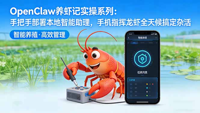 OpenClaw养虾记实操系列-更新：手把手部署本地智能助理，手机指挥龙虾全天候搞定杂活-泡泡网赚