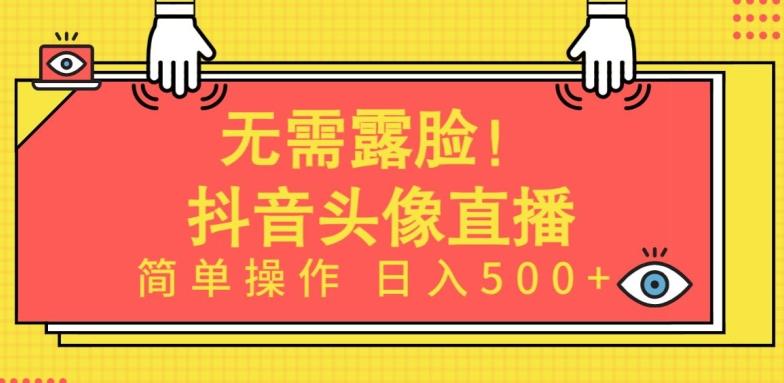 无需露脸，Ai头像直播项目，简单操作日入500+【揭秘】-泡泡网赚
