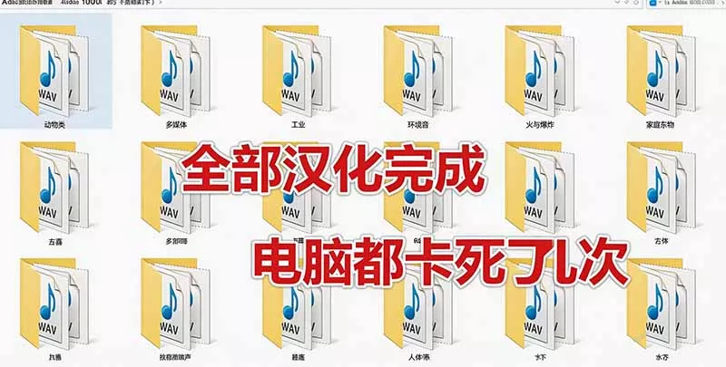 请称爆硬盘！Adobe 和 达芬奇 官方提供的高品质免版税音效库， 10000+ 免费商用音效合集，已离线打包-泡泡网赚