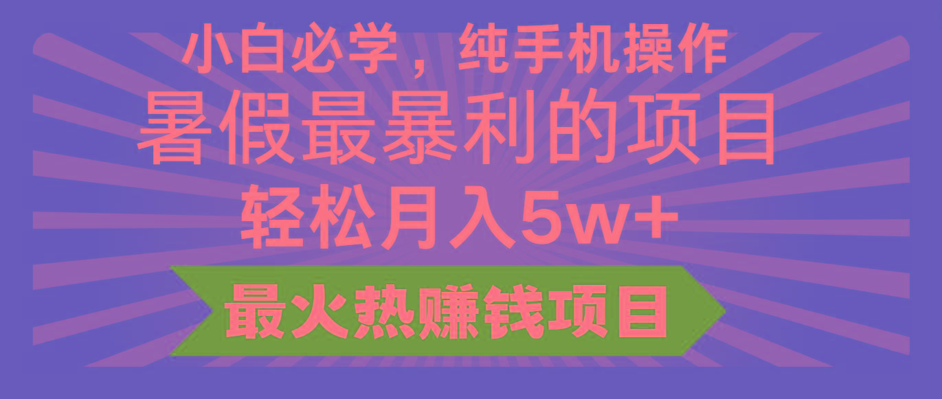 2024暑假最赚钱的项目，小红书咸鱼暴力引流简单无脑操作，每单利润最少500+-泡泡网赚