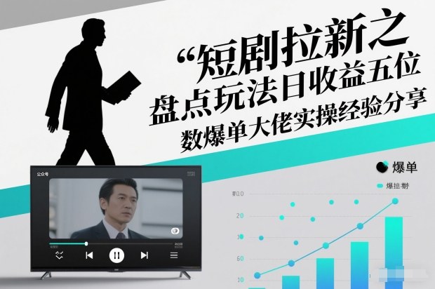 短剧拉新之盘点玩法日收益五位数爆单大佬实操经验分享-泡泡网赚