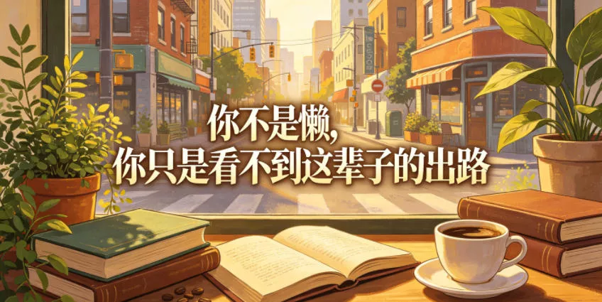 付费文章：你不是懒，你只是看不到这辈子的出路-泡泡网赚