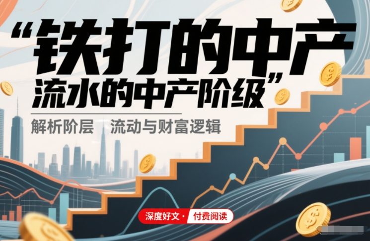 付费文章：铁打的中产，流水的中产阶级-泡泡网赚