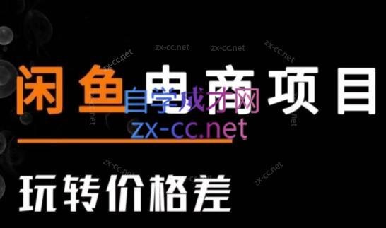 亿创繁星·闲鱼电商项目(玩转价格差)-泡泡网赚