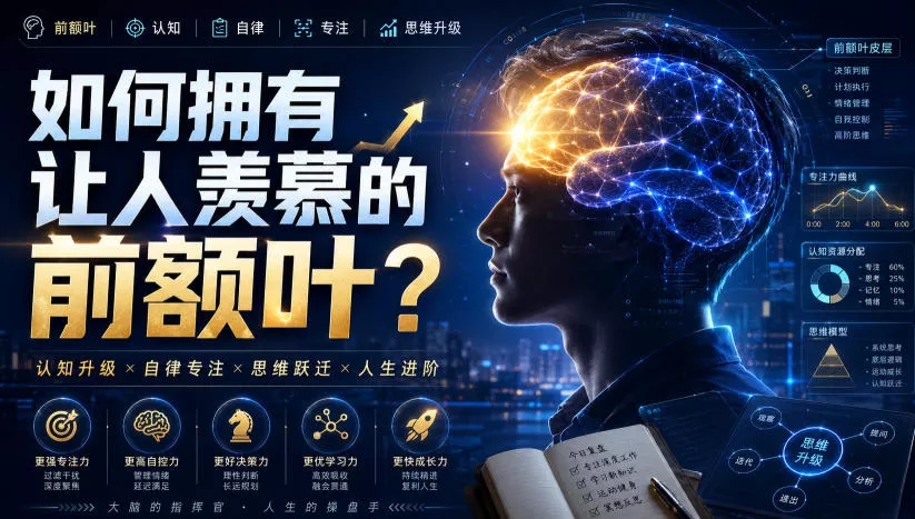 付费文：如何拥有让人羡慕的前额叶？-泡泡网赚