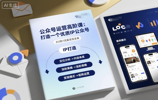 公众号运营高阶课，打造一个优质IP公众号-泡泡网赚
